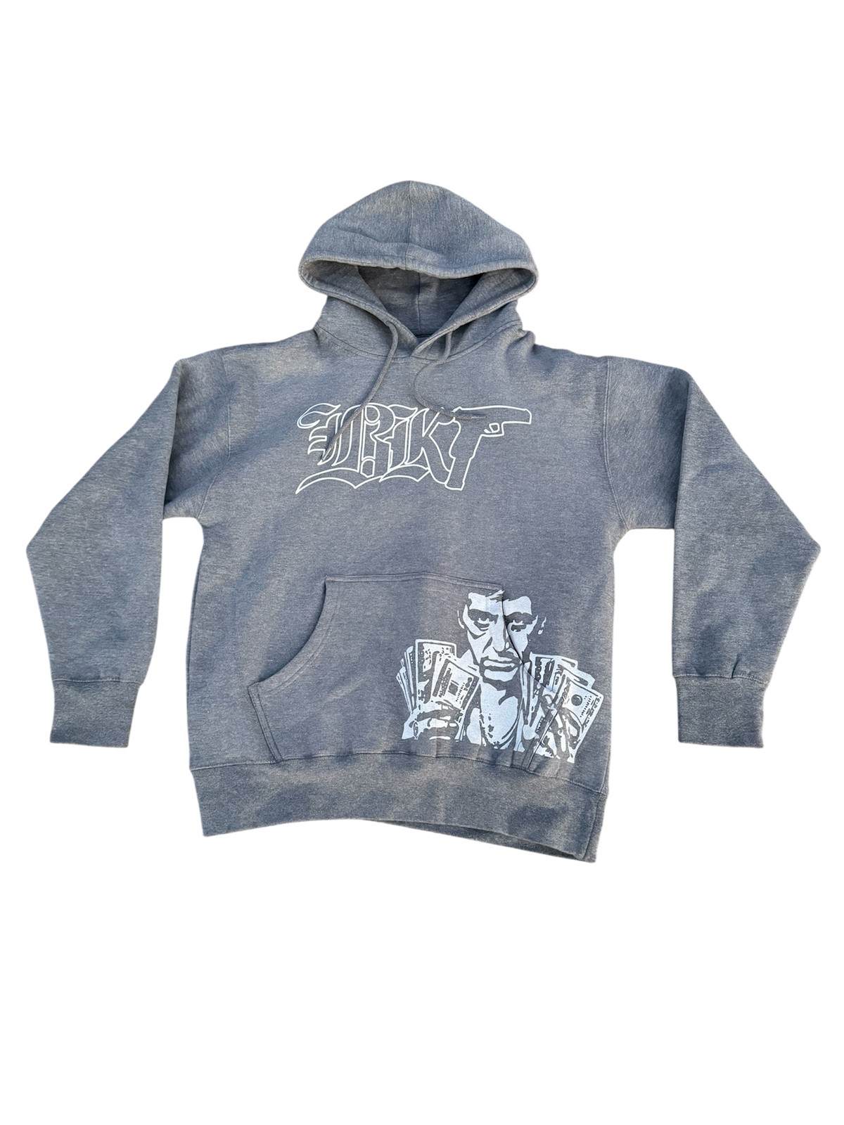 BKT GRAY SCARFACE HOODIE