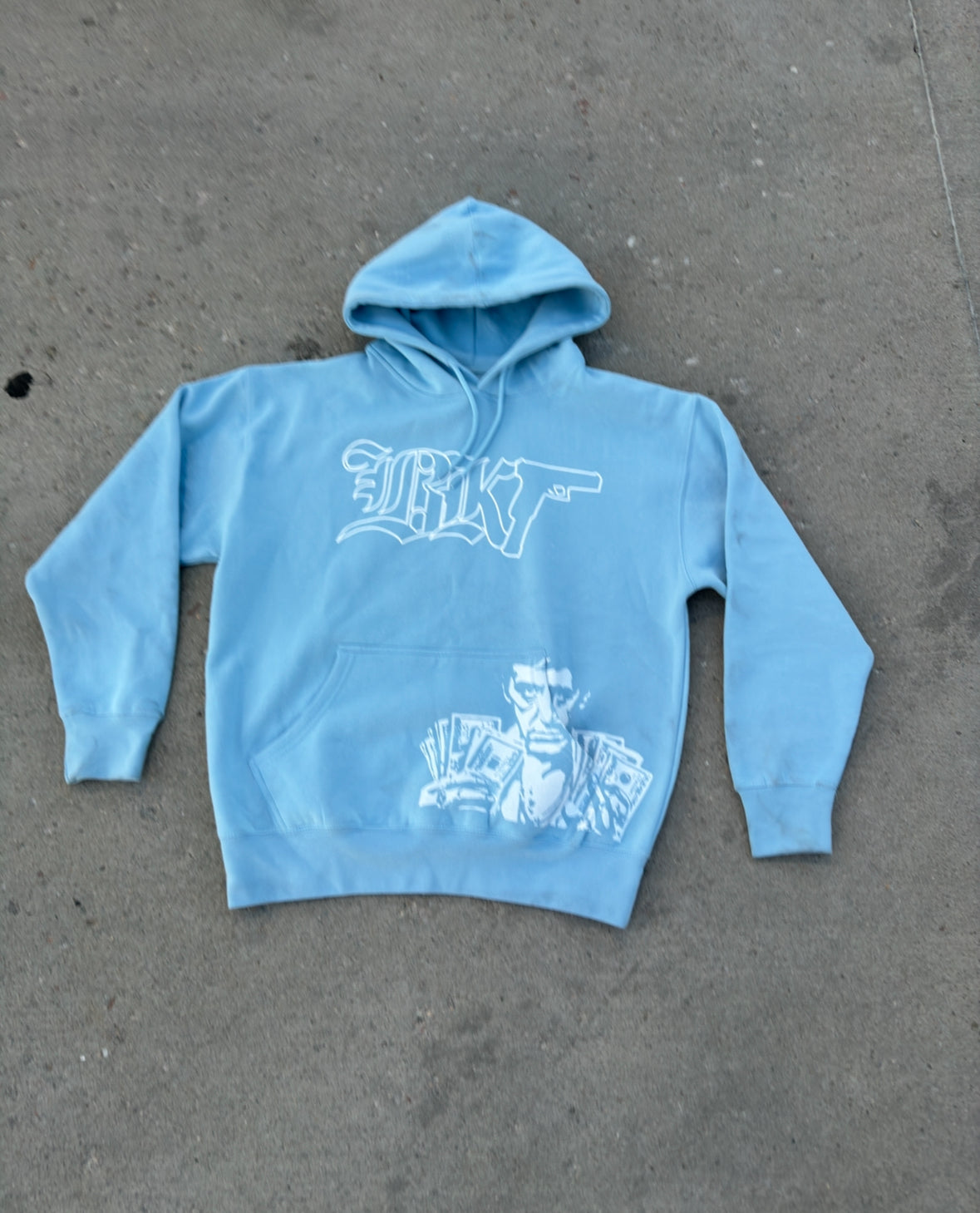 BLUE SCARFACE HOODIE