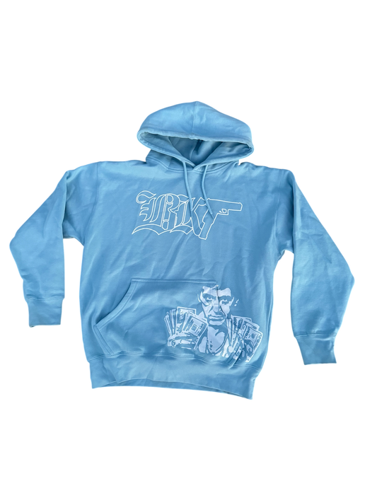 BKT BABY BLUE SCARFACE HOODIE