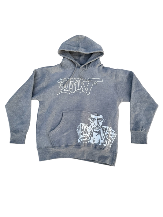 BKT GRAY SCARFACE HOODIE