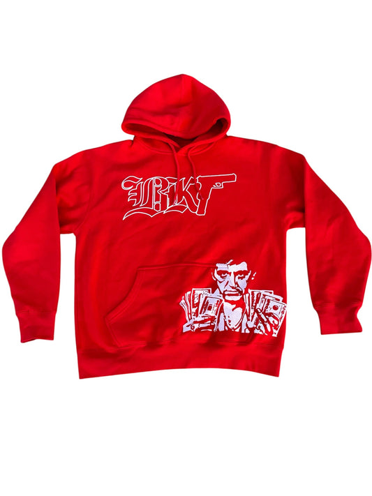 BKT RED SCARFACE HOODIE